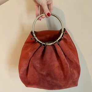 Rachel Comey Tomato Leather & Suede Bag